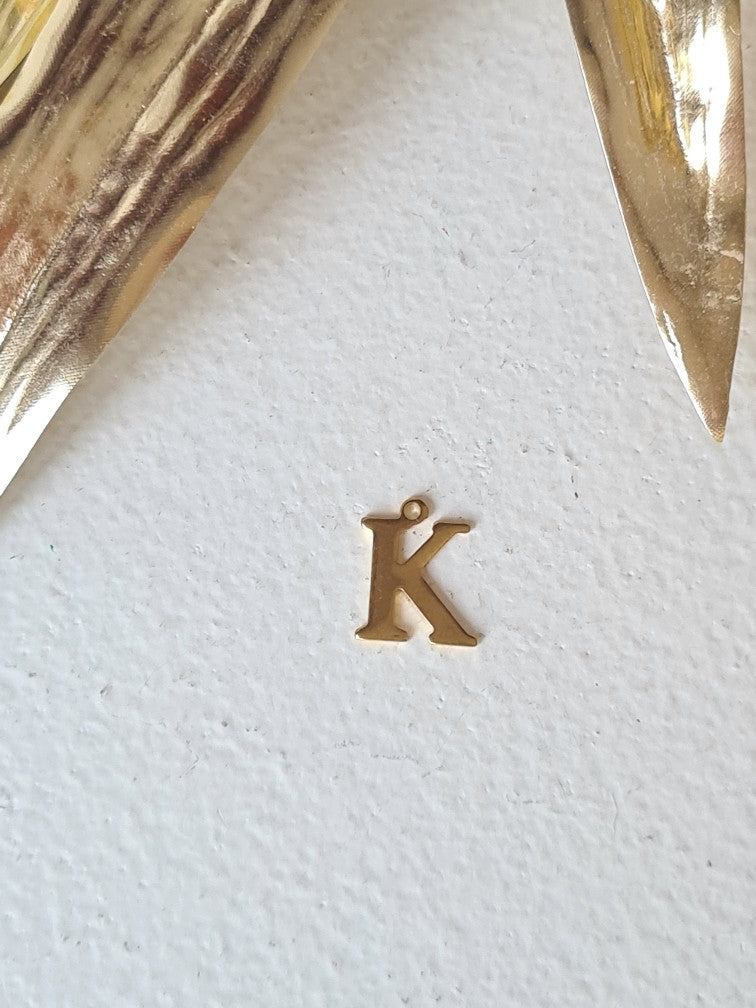 Collier Lettre Éternelle en Acier Inoxydable – Choisis le lettre que tu veux!