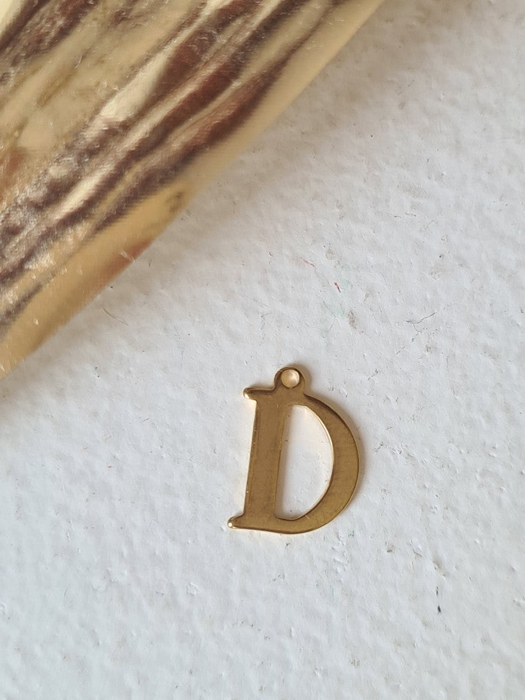 Gourmette Ma Lettre Dorée en Acier Inoxydable –Choisis la lettre que tu veux