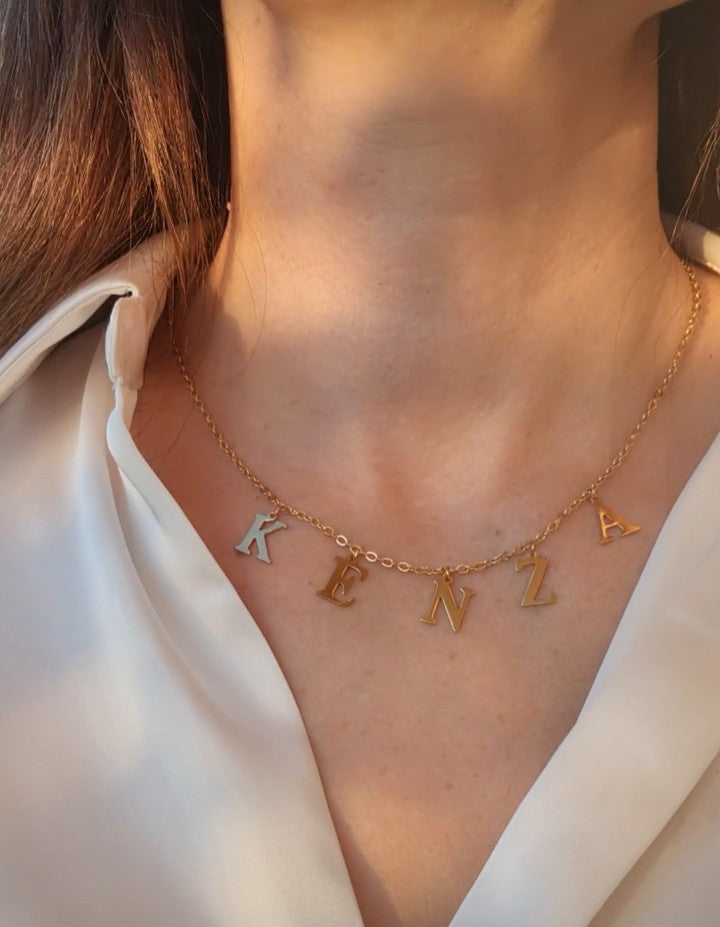 Collier Personnalisé Prénom en Acier Inoxydable (Choisis le Prénom que tu veux!)